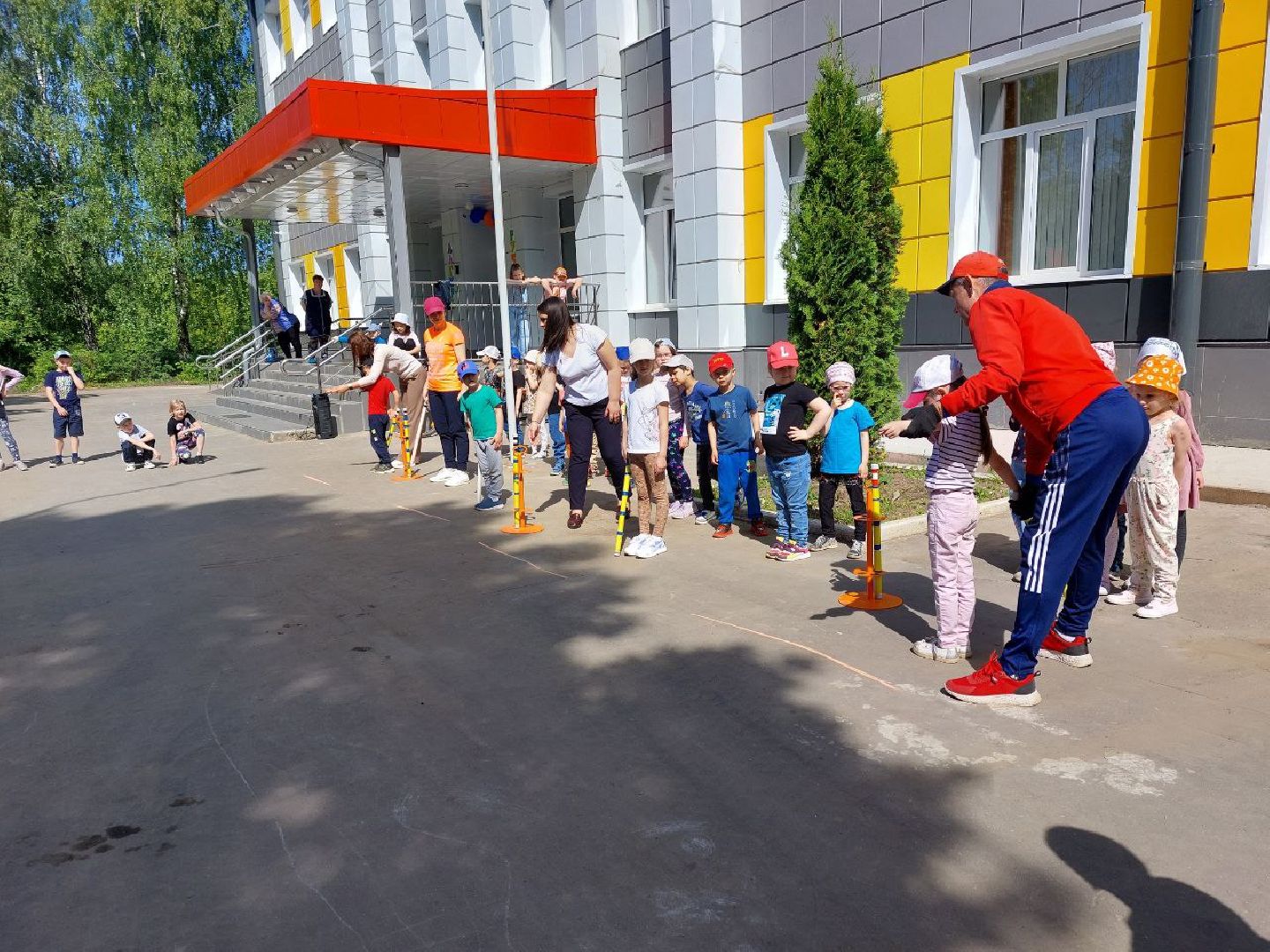 Чехов, образование, игра, городки, федерация, школа, дети, традиции