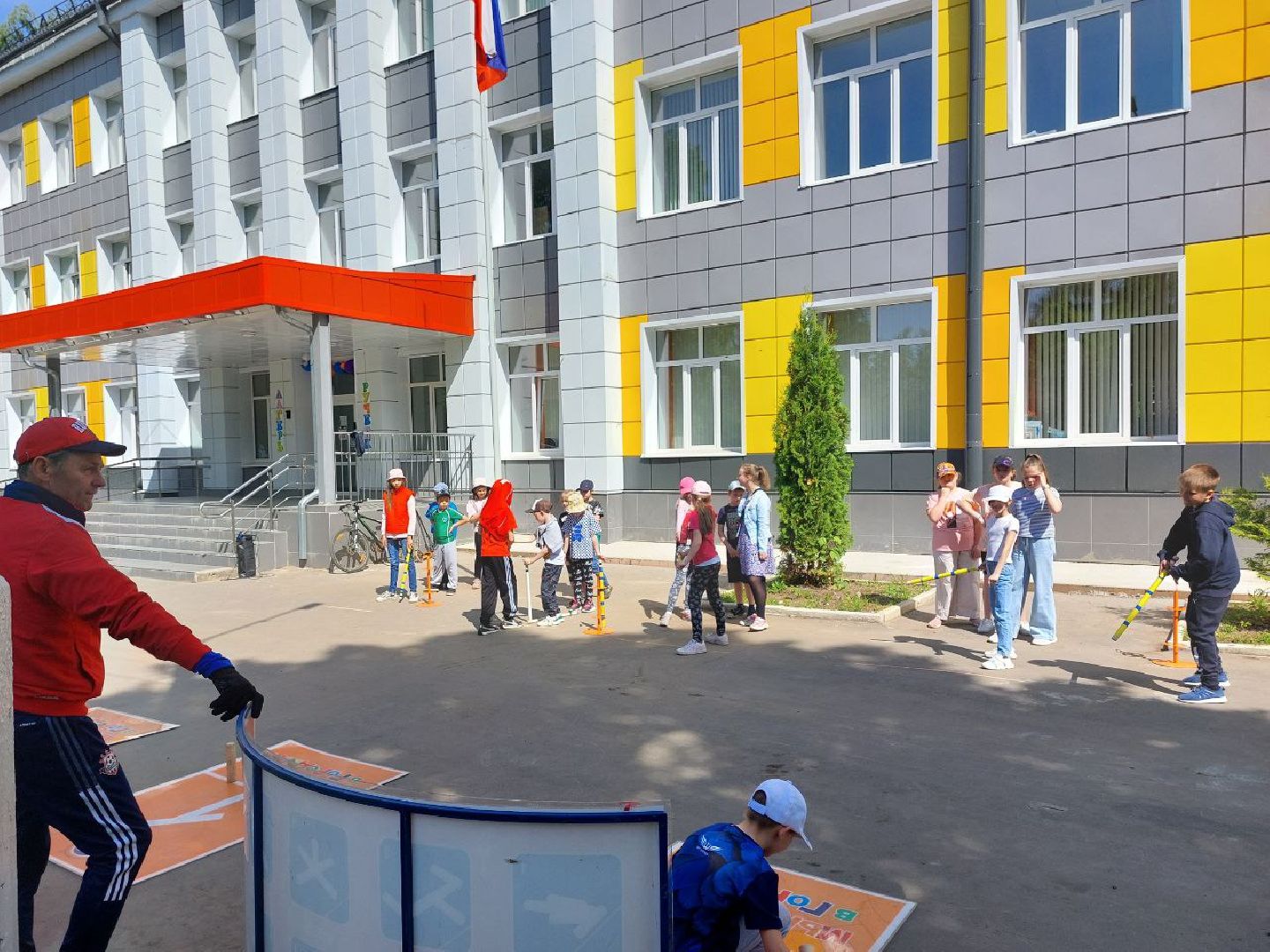 Чехов, образование, игра, городки, федерация, школа, дети, традиции