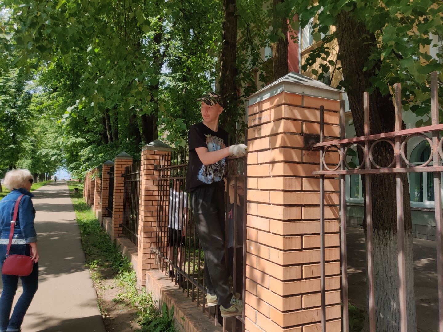 Красноармейск, Пушкинский, трудовые бригады, подростки