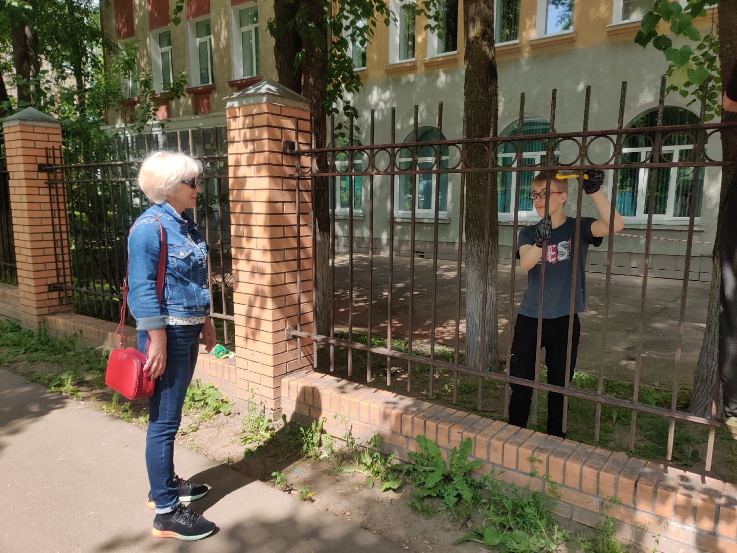 Красноармейск, Пушкинский, трудовые бригады, подростки