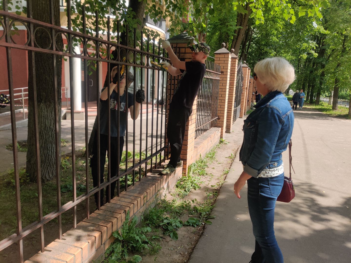 Красноармейск, Пушкинский, трудовые бригады, подростки