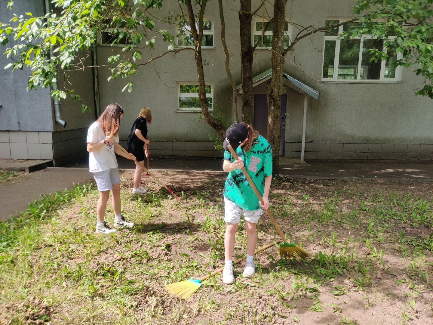 Красноармейск, Пушкинский, трудовые бригады, подростки