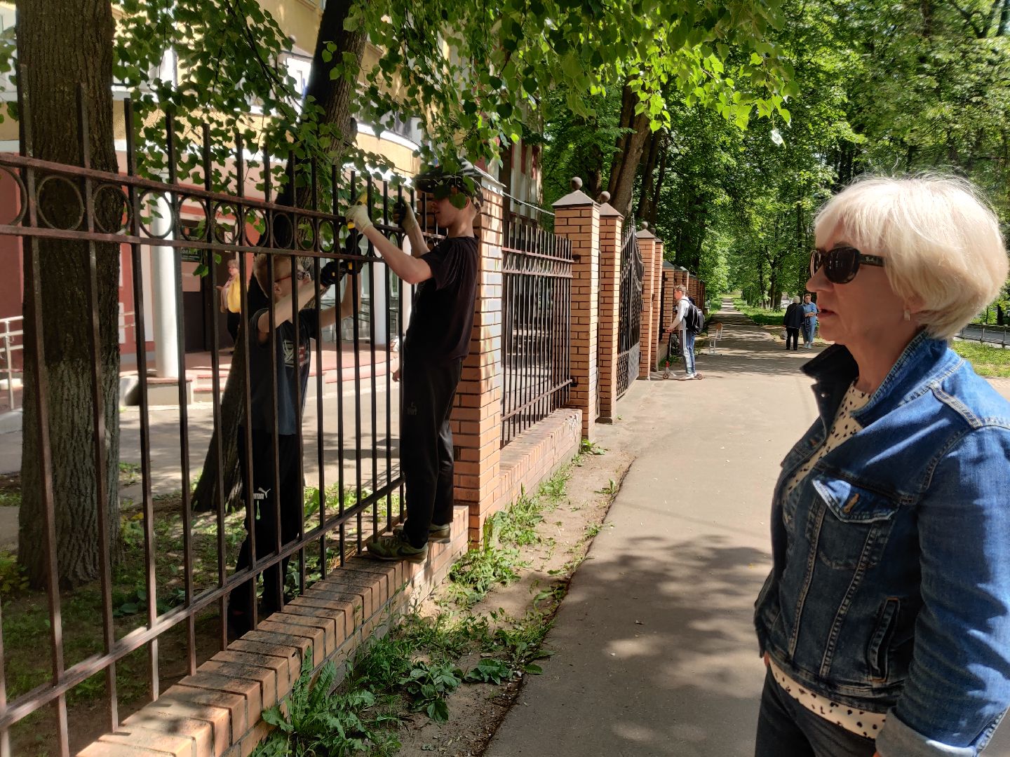 Красноармейск, Пушкинский, трудовые бригады, подростки