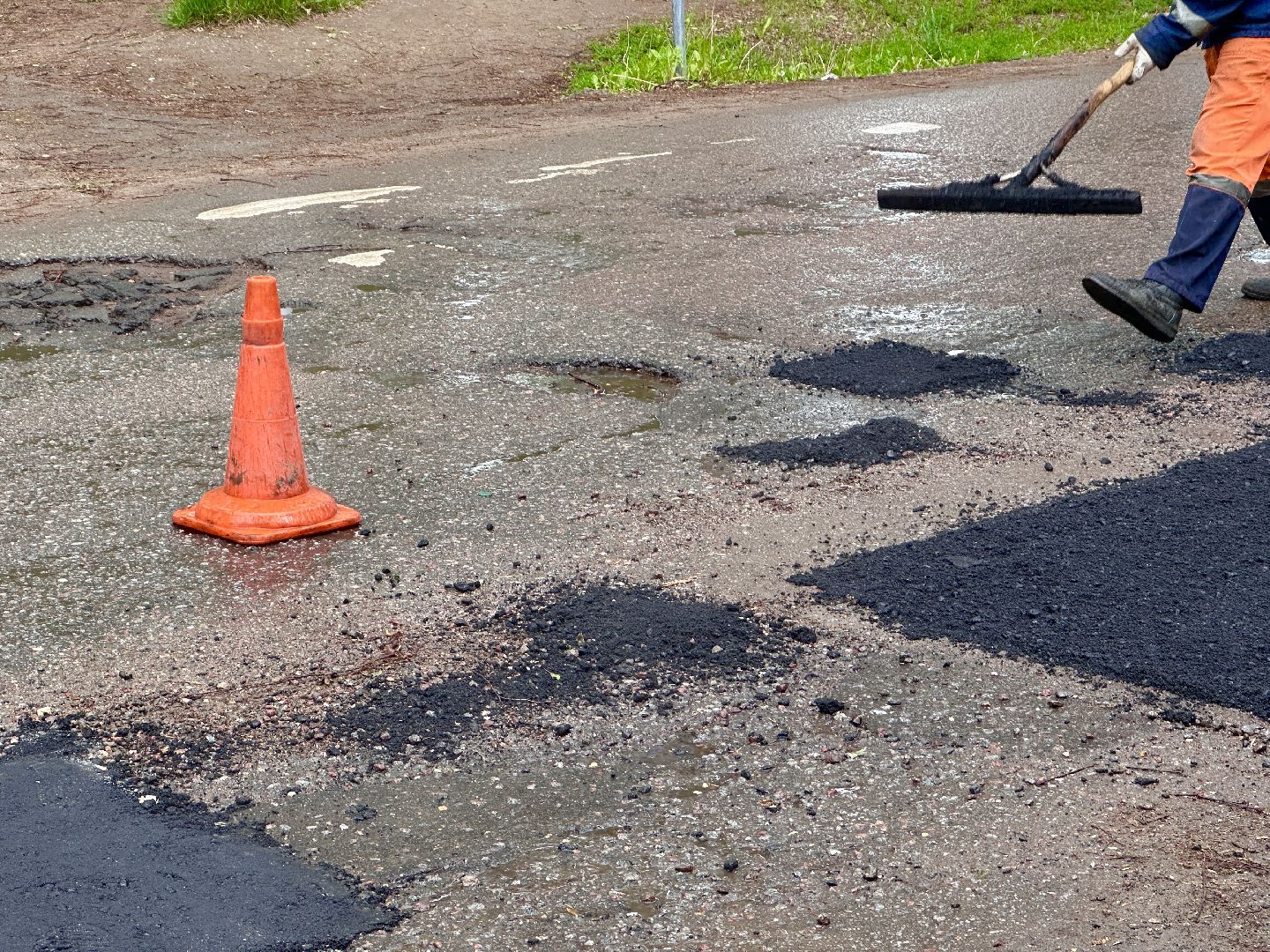 Клин, ремонт дорог, общество, транспорт, перемены