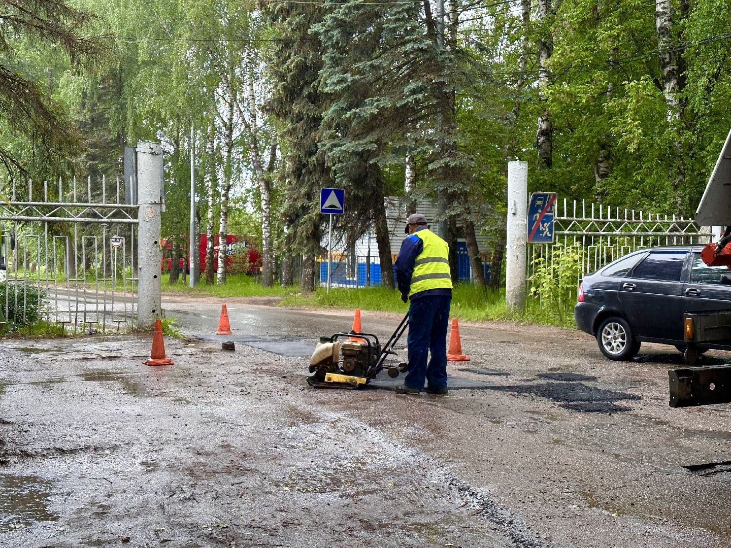 Клин, ремонт дорог, общество, транспорт, перемены
