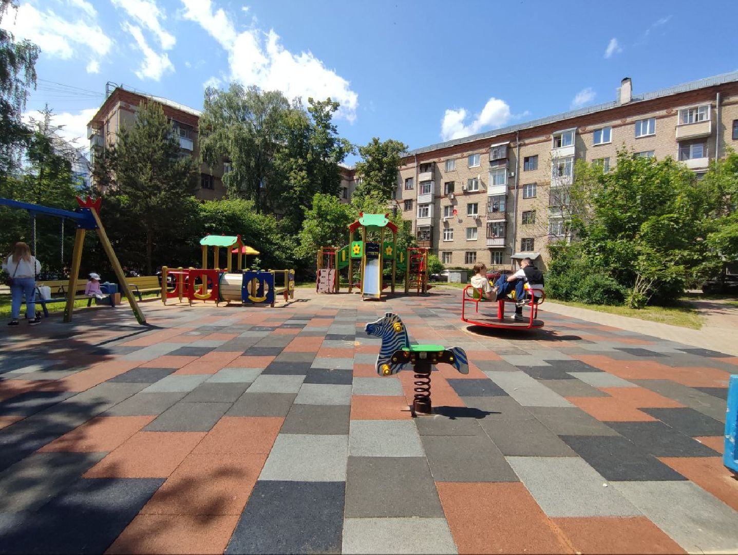 Благоустройство, Мытищи, детская площадка, ремонт