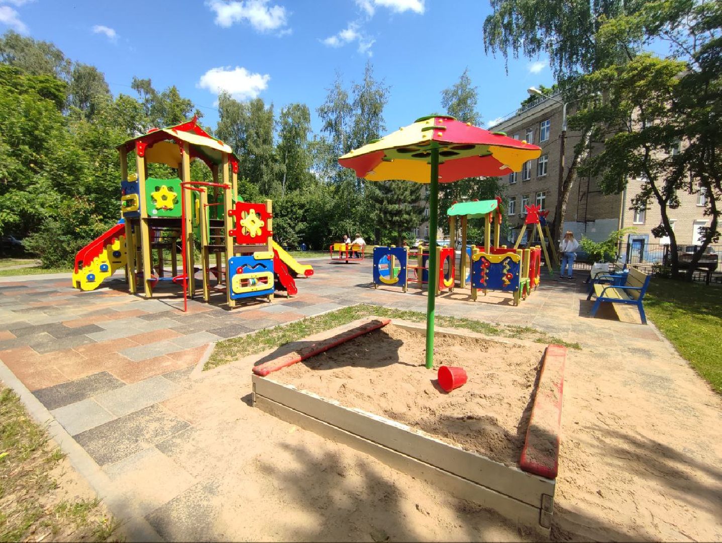 Благоустройство, Мытищи, детская площадка, ремонт