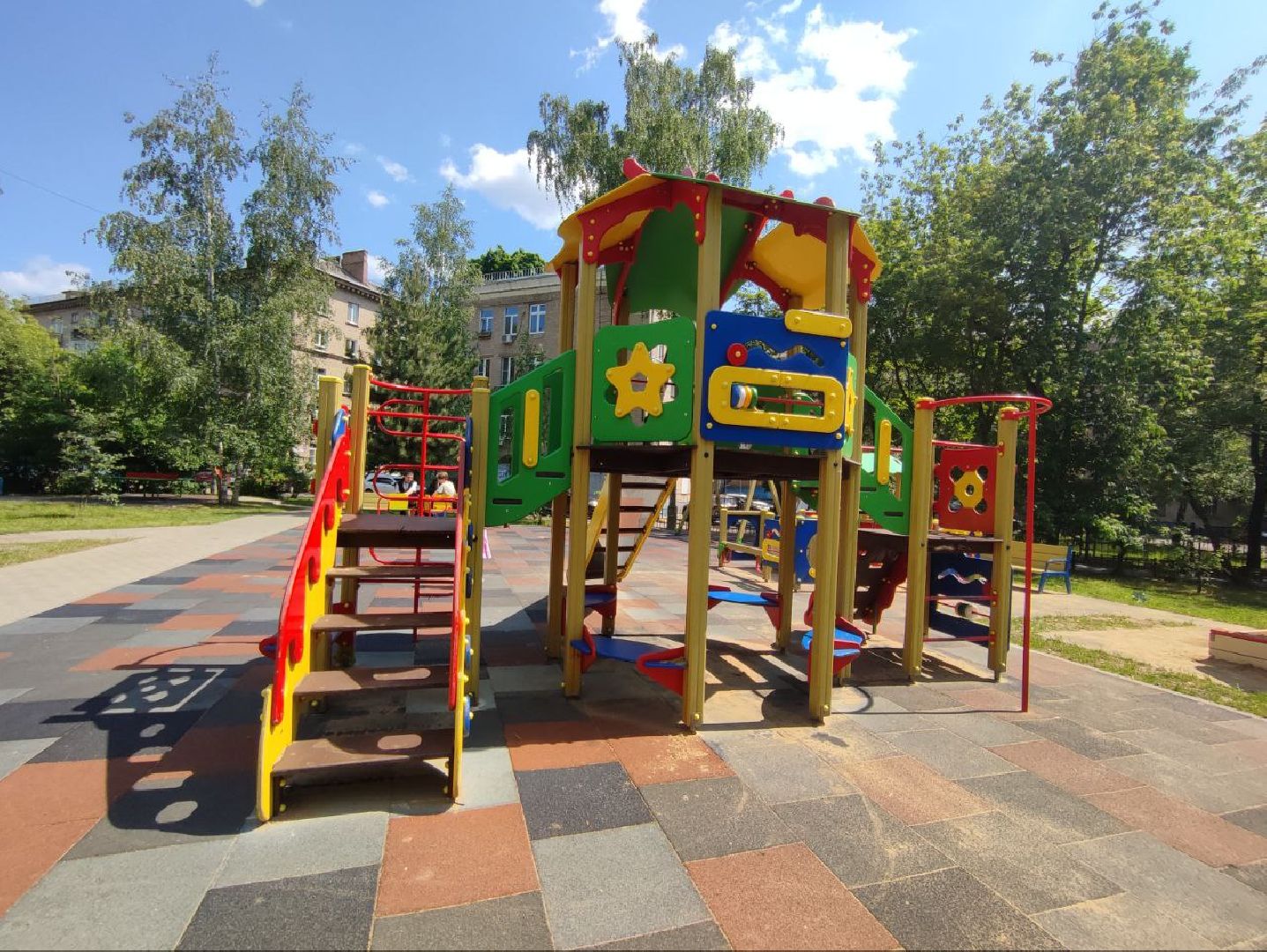 Благоустройство, Мытищи, детская площадка, ремонт