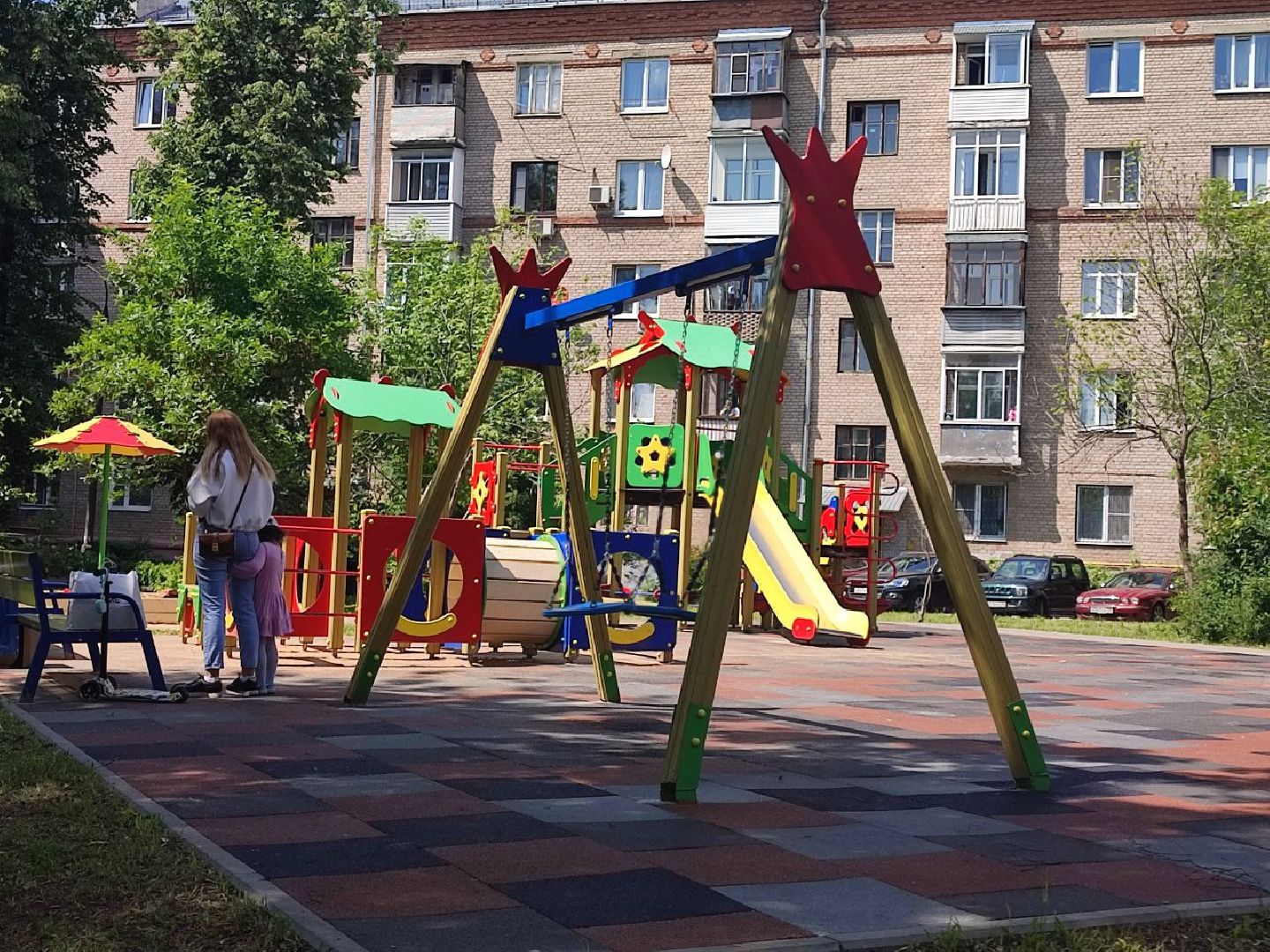 Благоустройство, Мытищи, детская площадка, ремонт