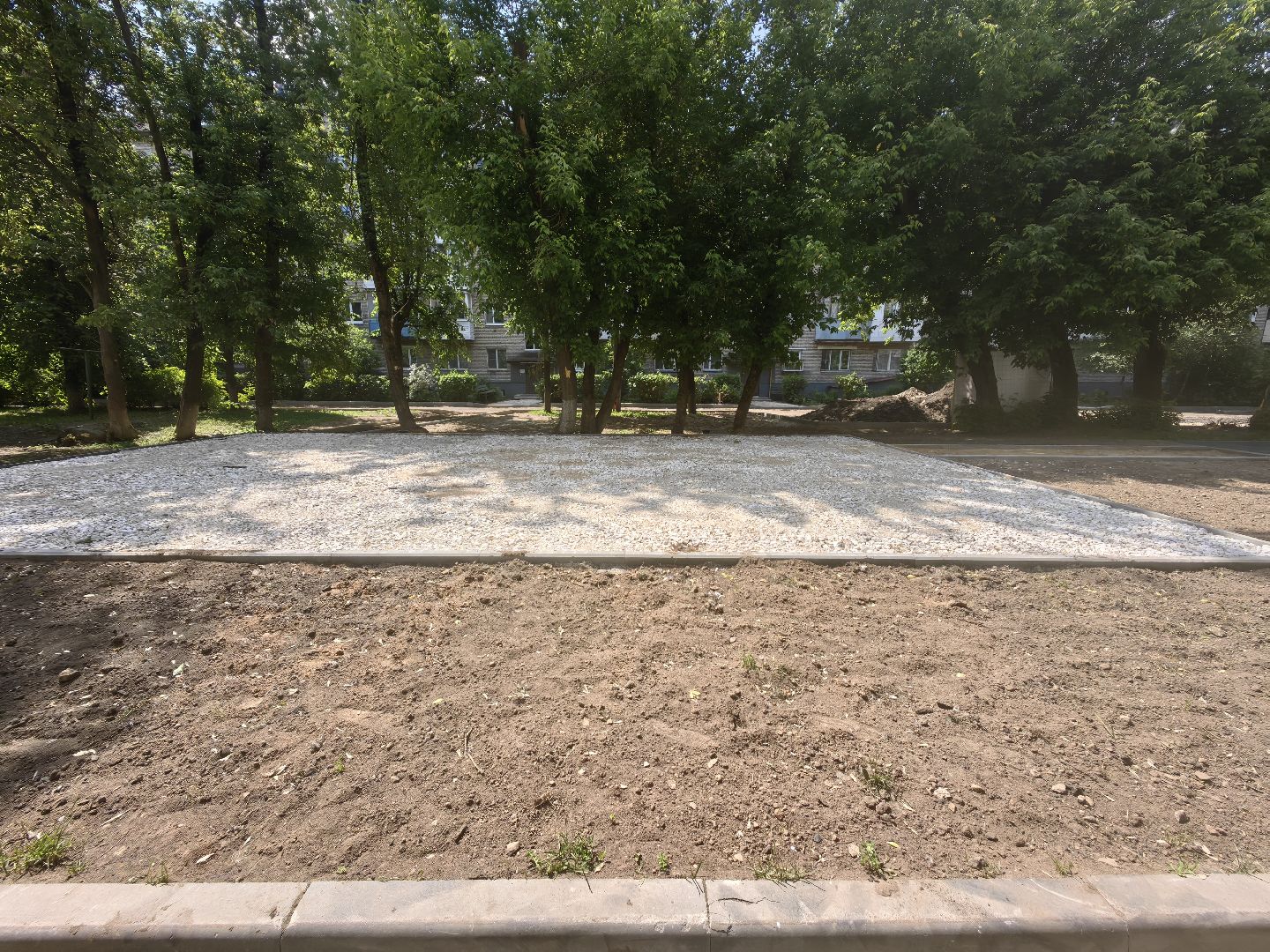 Благоустройство, детская площадка, покрытие, бордюр