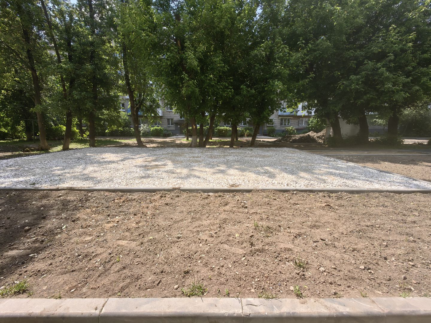 Благоустройство, детская площадка, покрытие, бордюр