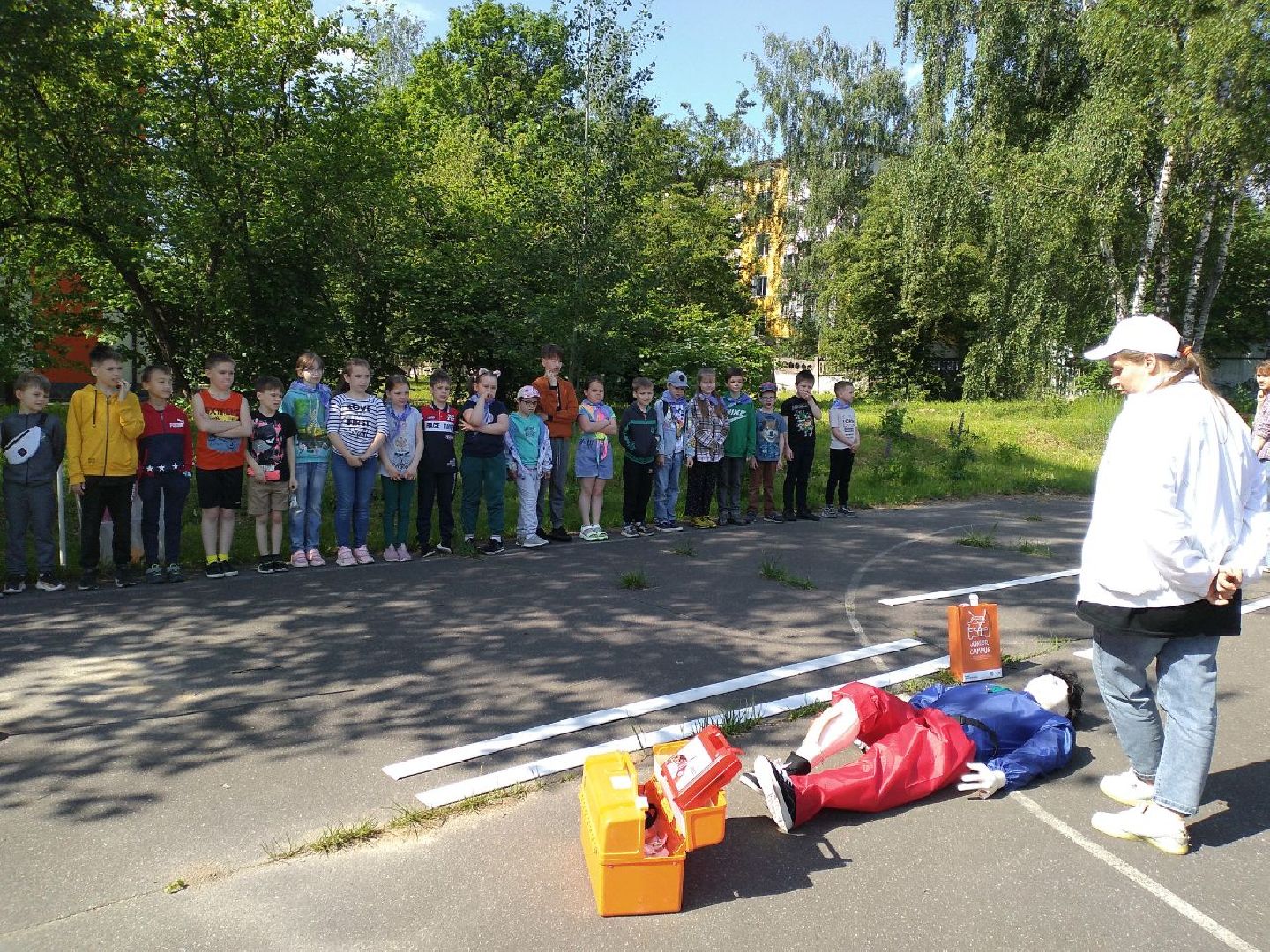 дети, лагерь, правила дорожного движения, безопасность на дорогах, Лосино-Петровский