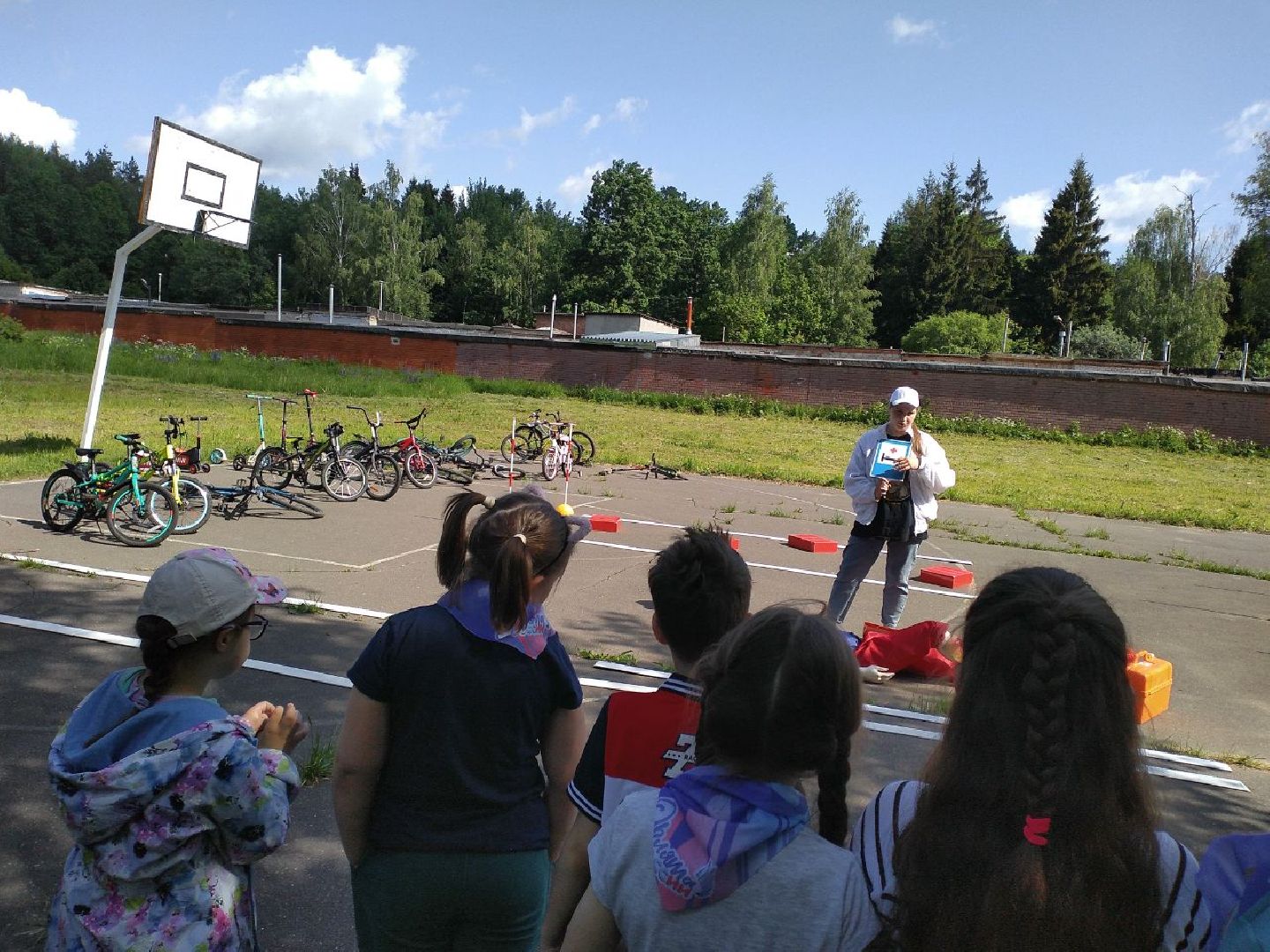 дети, лагерь, правила дорожного движения, безопасность на дорогах, Лосино-Петровский