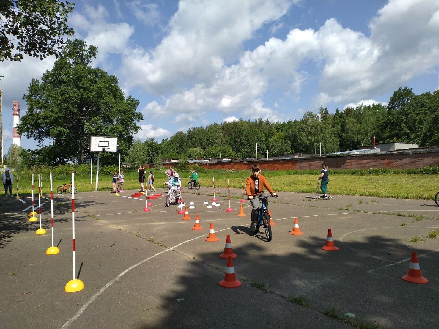дети, лагерь, правила дорожного движения, безопасность на дорогах, Лосино-Петровский