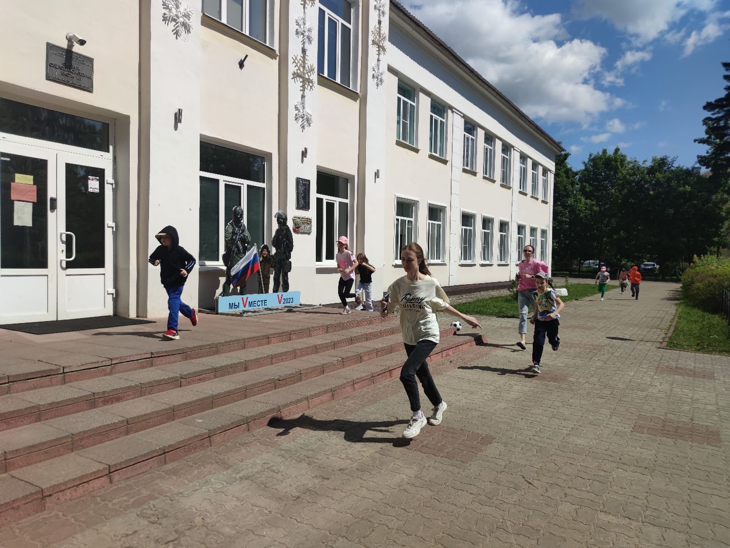 Лагерь, школа, дети, ПДД, Госавтоинспекция, Дубна