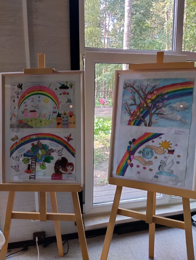 Мир глазами детей, Творчество под обстрелами, Центральный парк, Ногинск, Богородский городской округ