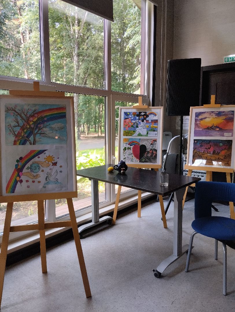 Мир глазами детей, Творчество под обстрелами, Центральный парк, Ногинск, Богородский городской округ