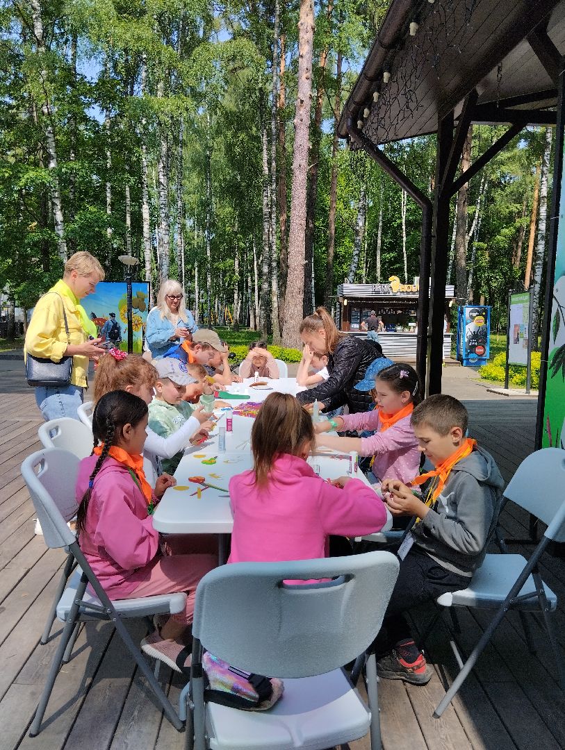Летняя педагогическая практика, студент, Центральный парк, Ногинск, Богородский городской округ