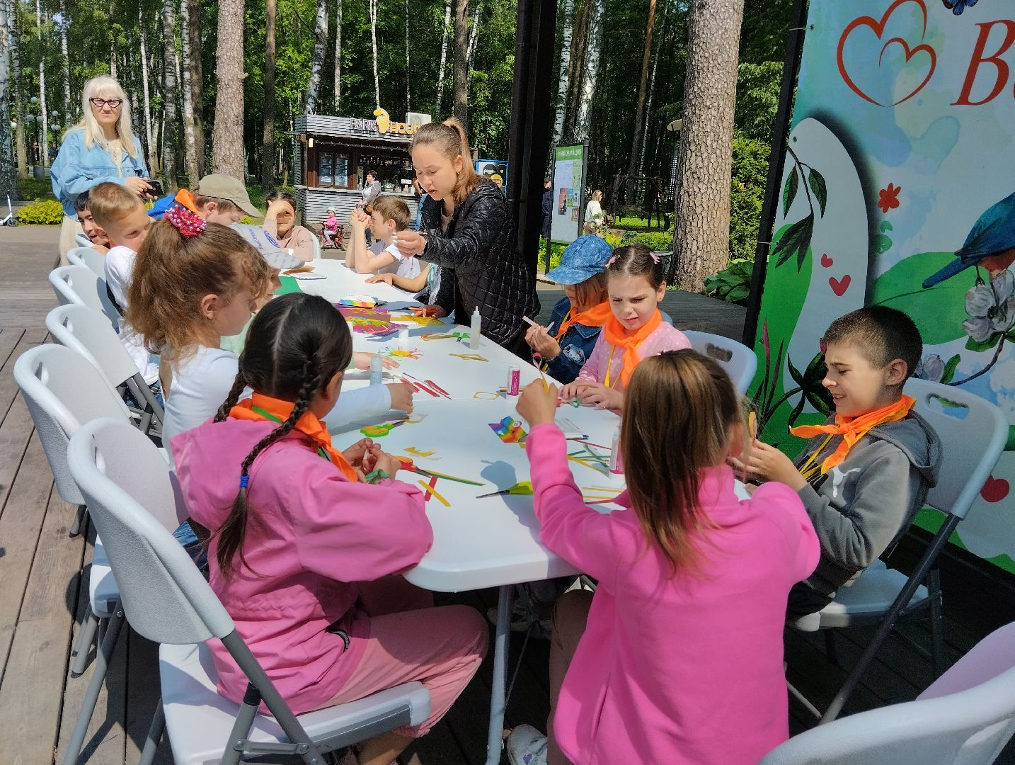 Летняя педагогическая практика, студент, Центральный парк, Ногинск, Богородский городской округ