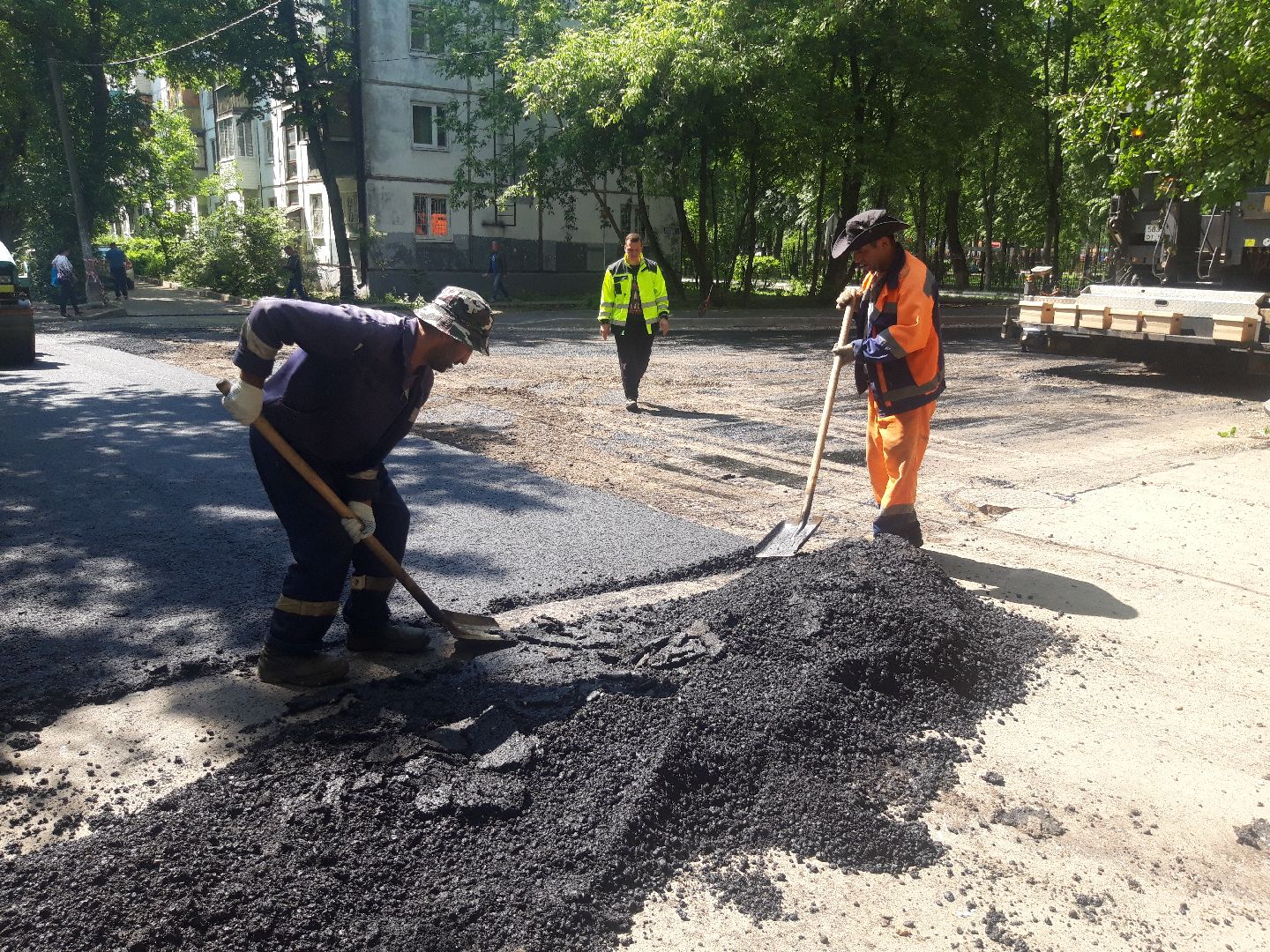 ремонт дорог, доброе дело,