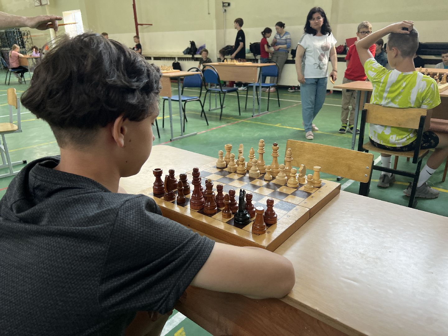 Химки, школьный лагерь, шашки, шахматы, турнир