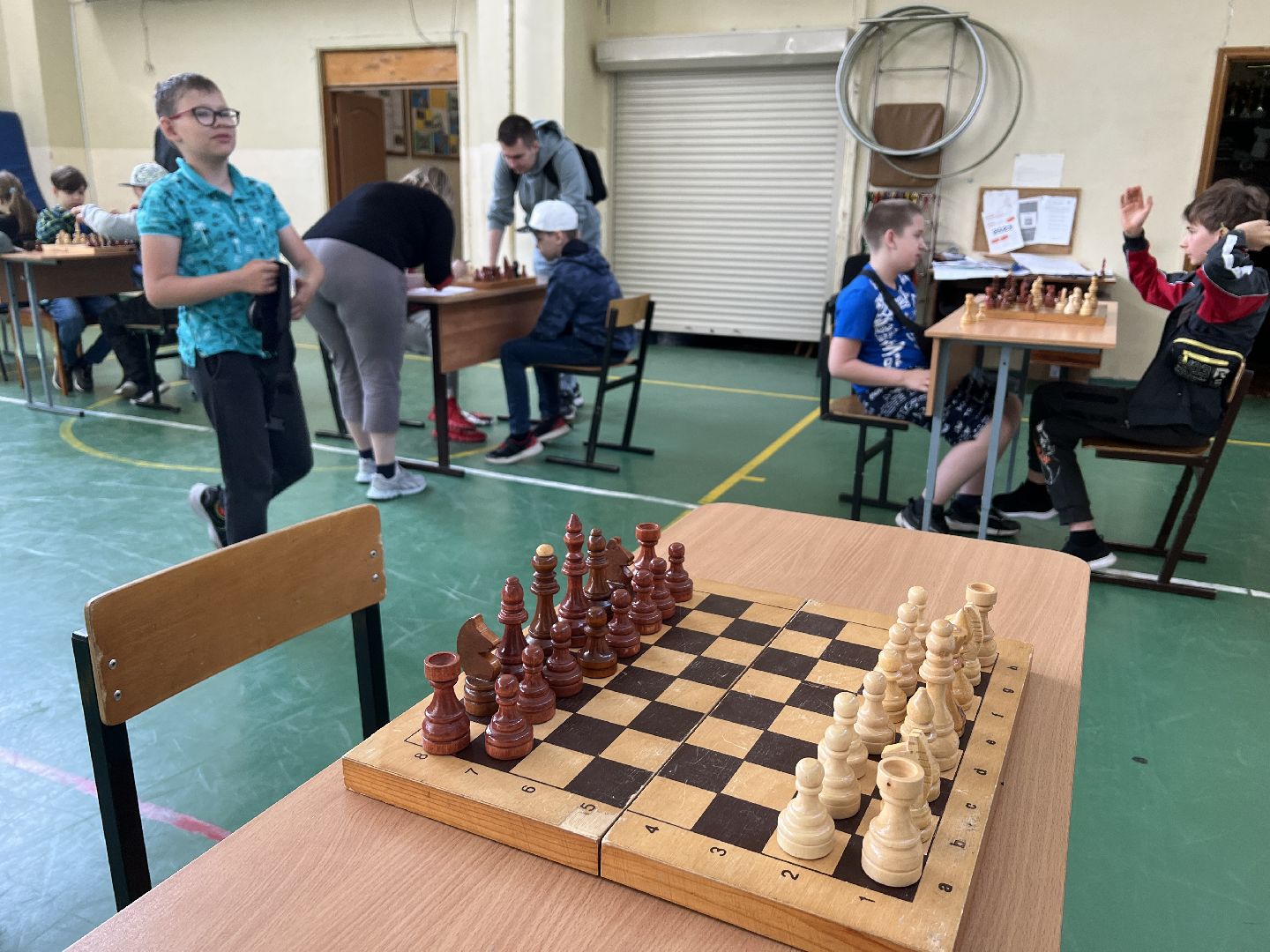 Химки, школьный лагерь, шашки, шахматы, турнир