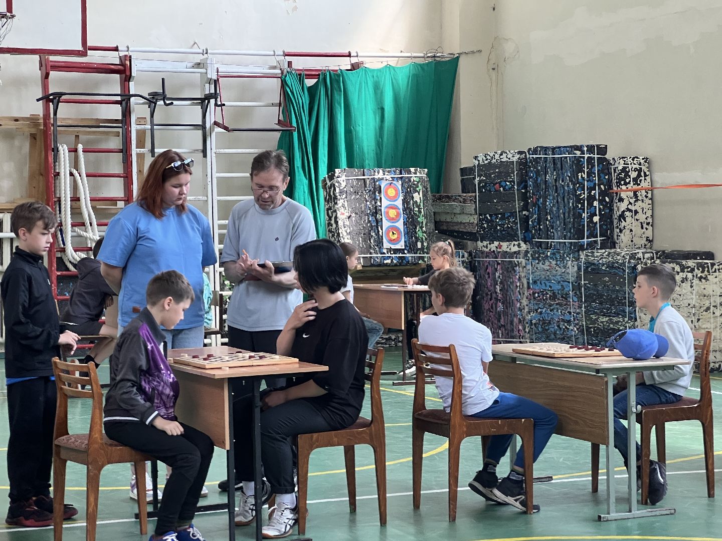 Химки, школьный лагерь, шашки, шахматы, турнир