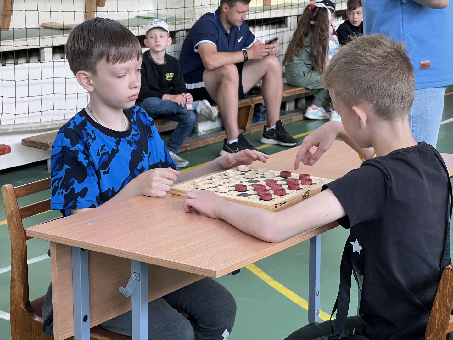 Химки, школьный лагерь, шашки, шахматы, турнир