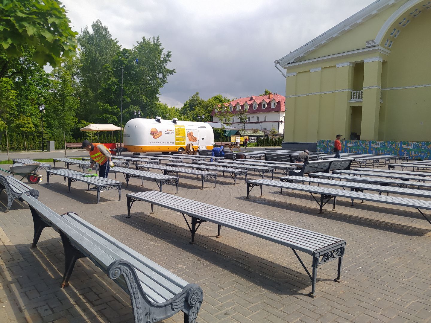 Дедовск, лавочки, благоустройство