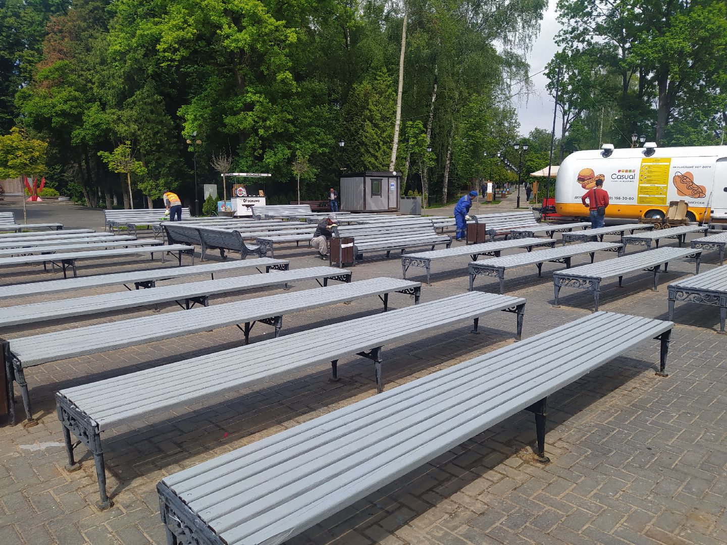 Дедовск, лавочки, благоустройство