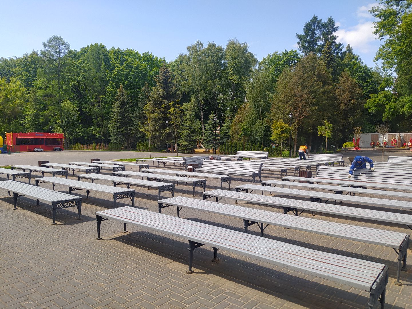 Дедовск, лавочки, благоустройство