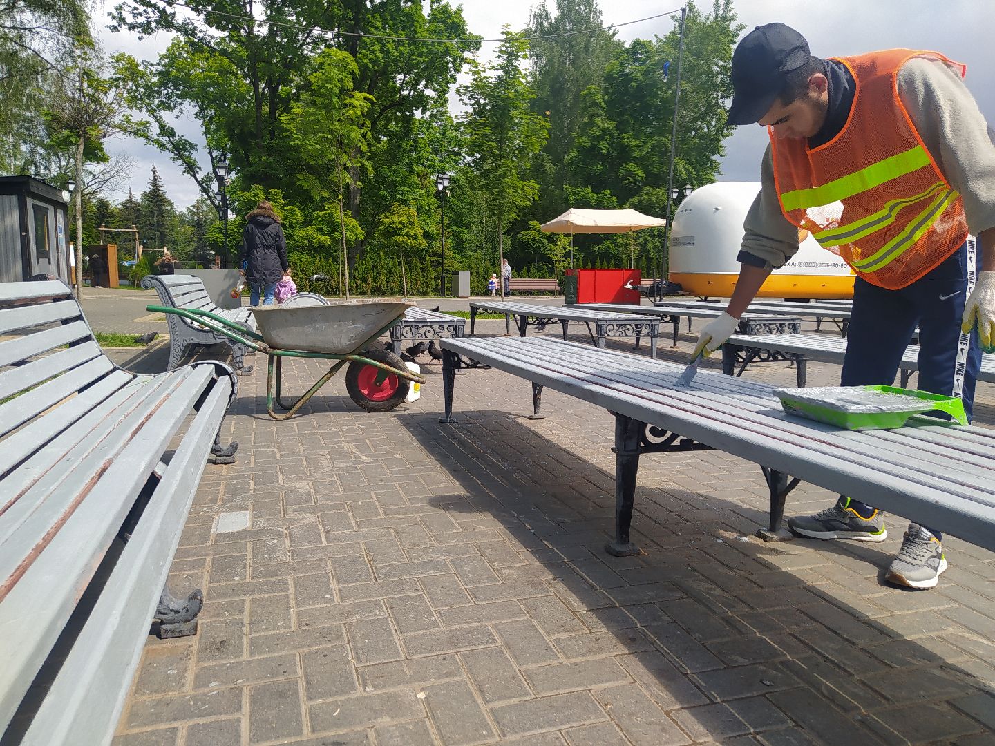 Дедовск, лавочки, благоустройство