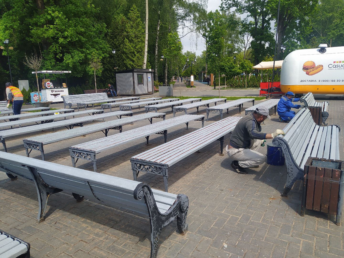 Дедовск, лавочки, благоустройство