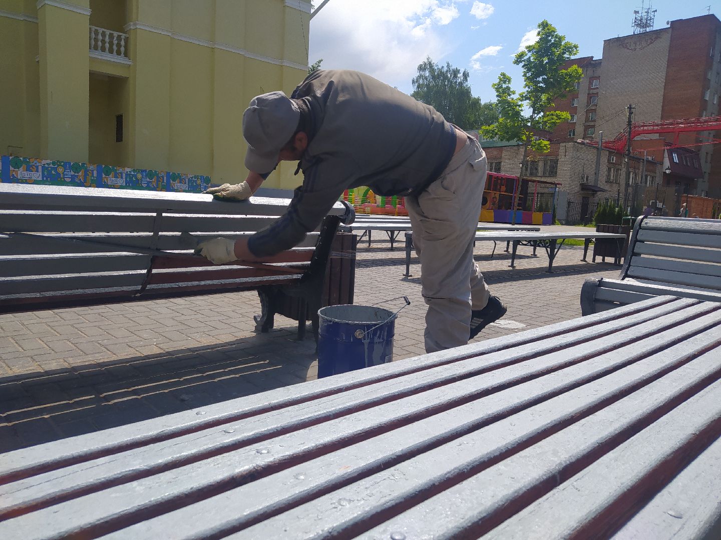 Дедовск, лавочки, благоустройство