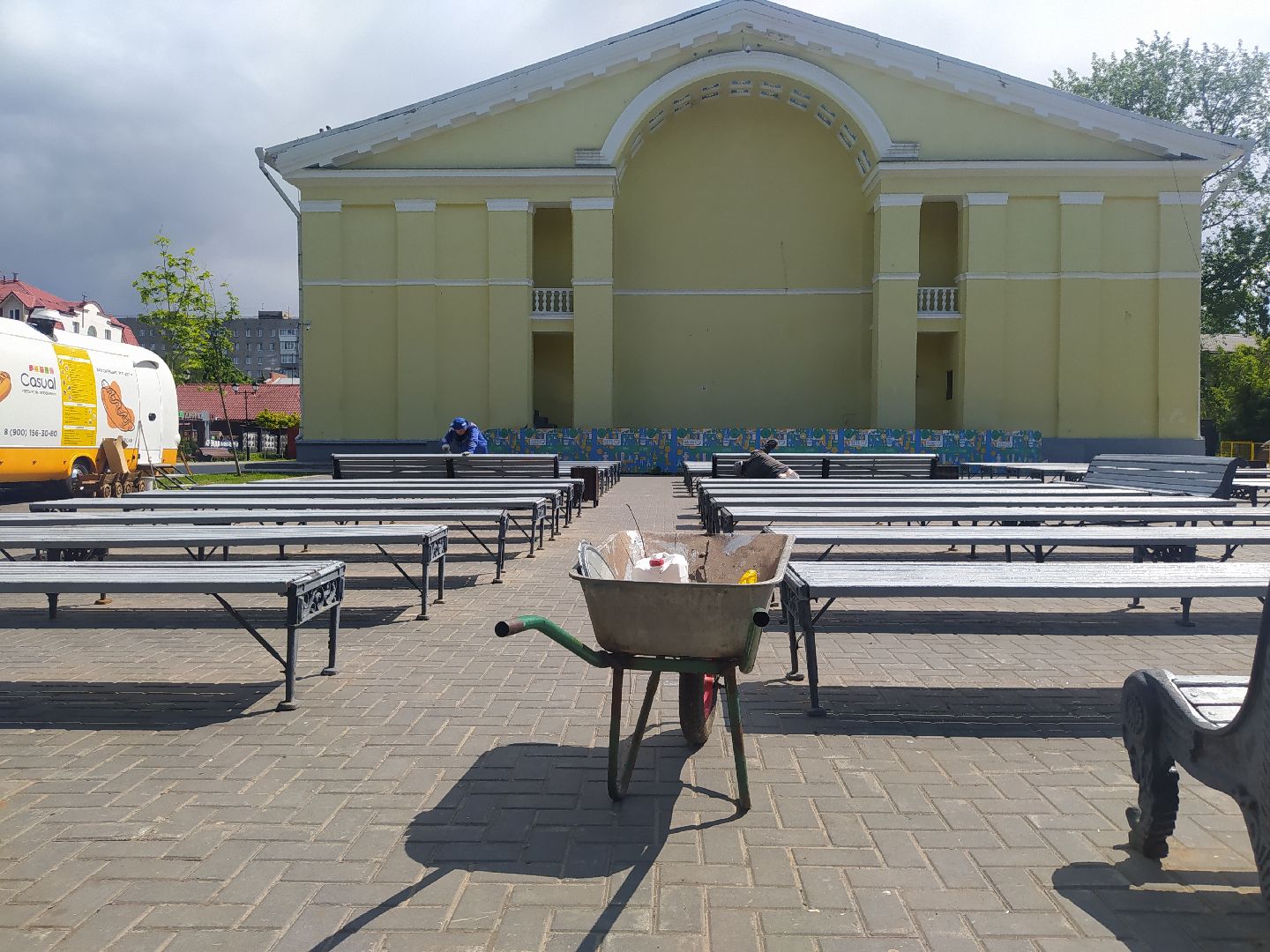 Дедовск, лавочки, благоустройство