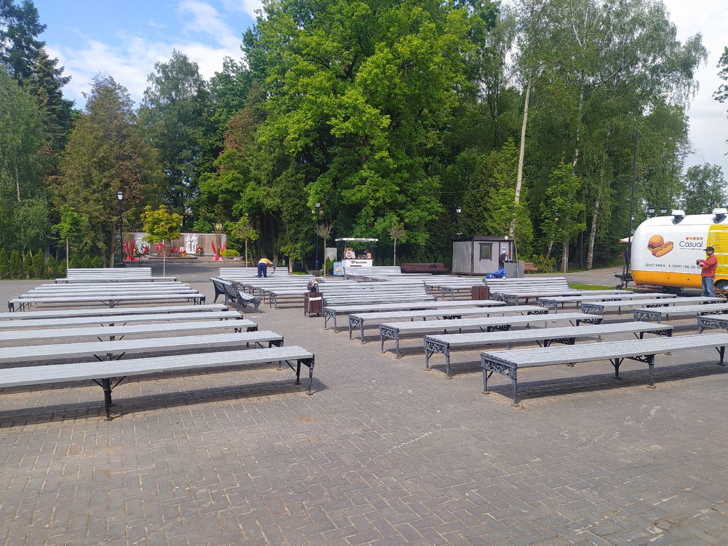 Дедовск, лавочки, благоустройство