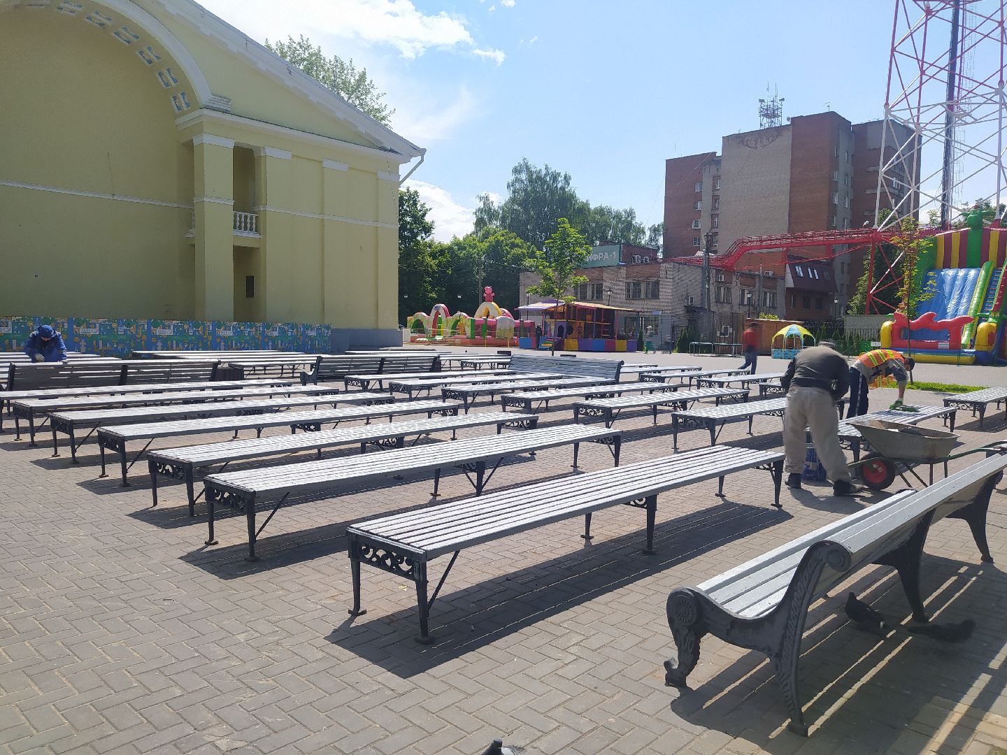 Дедовск, лавочки, благоустройство