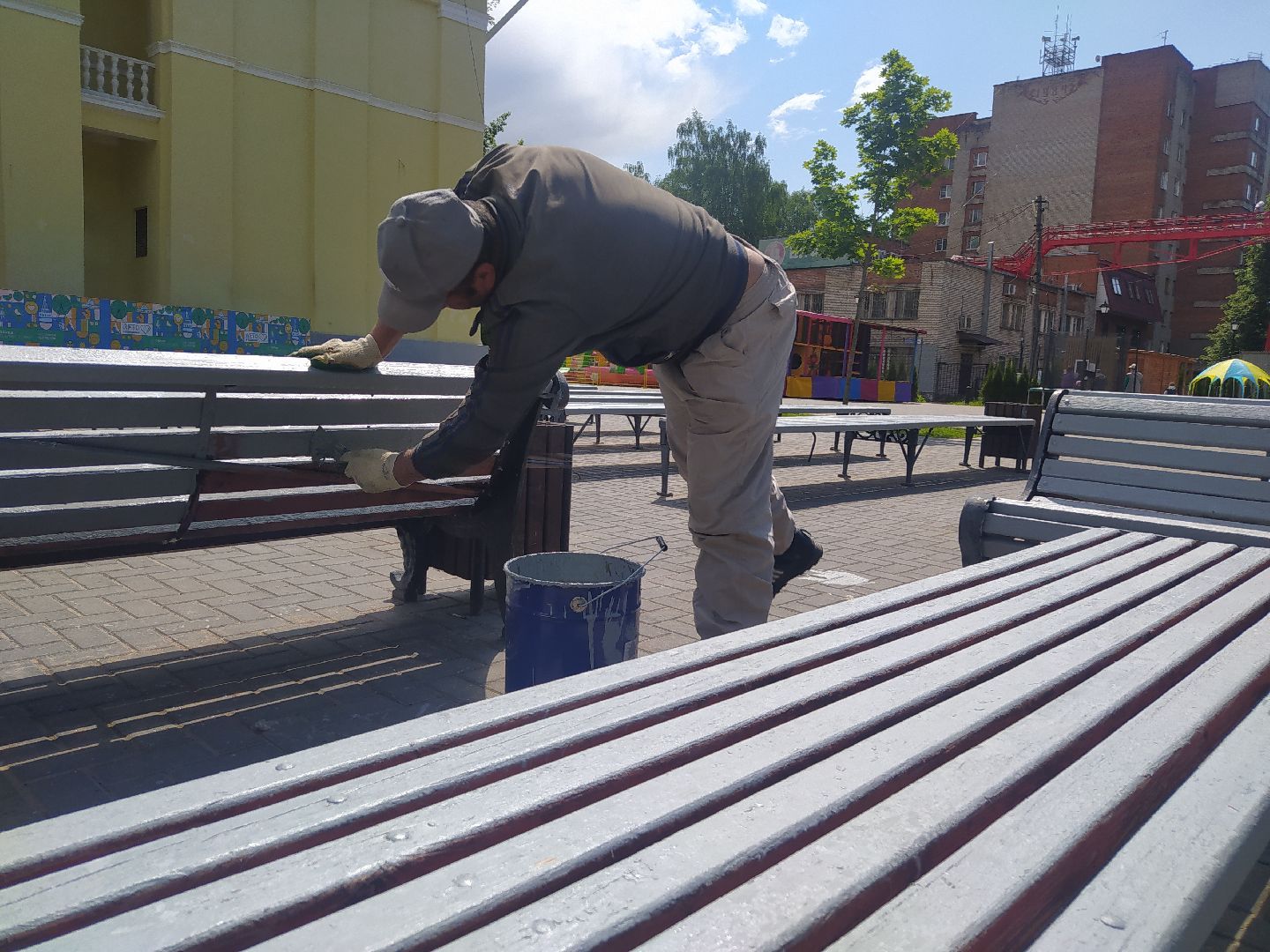 Дедовск, лавочки, благоустройство