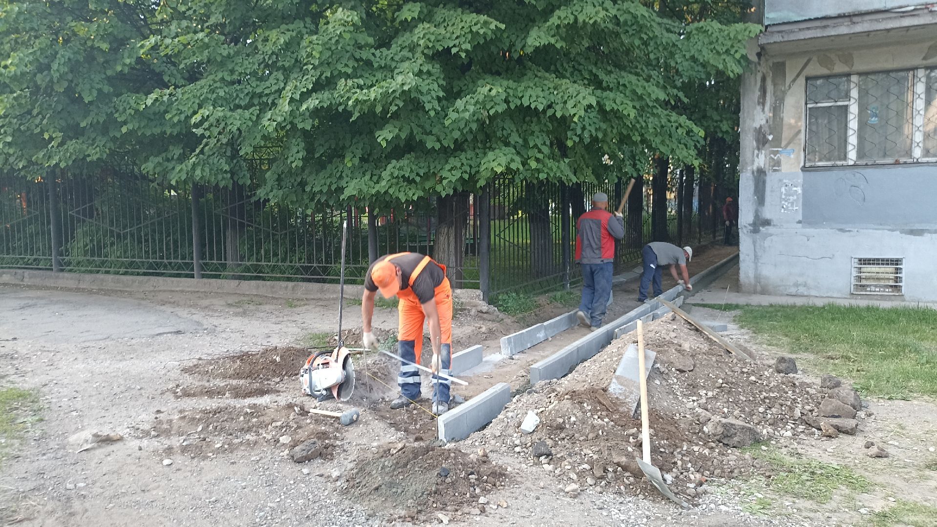 Серпухов, Подмосковье, благоустройство, тротуар, детский сад