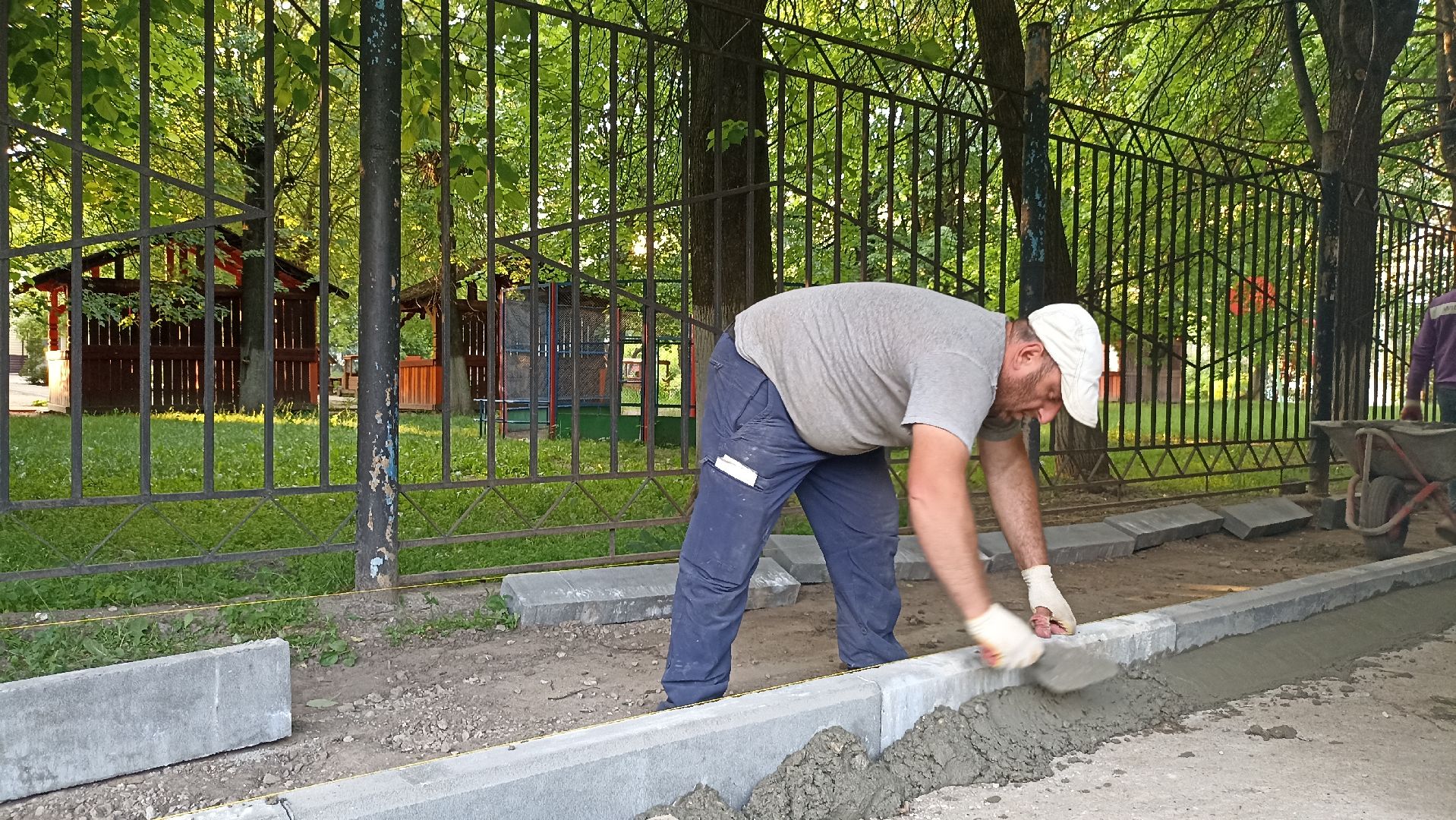 Серпухов, Подмосковье, благоустройство, тротуар, детский сад