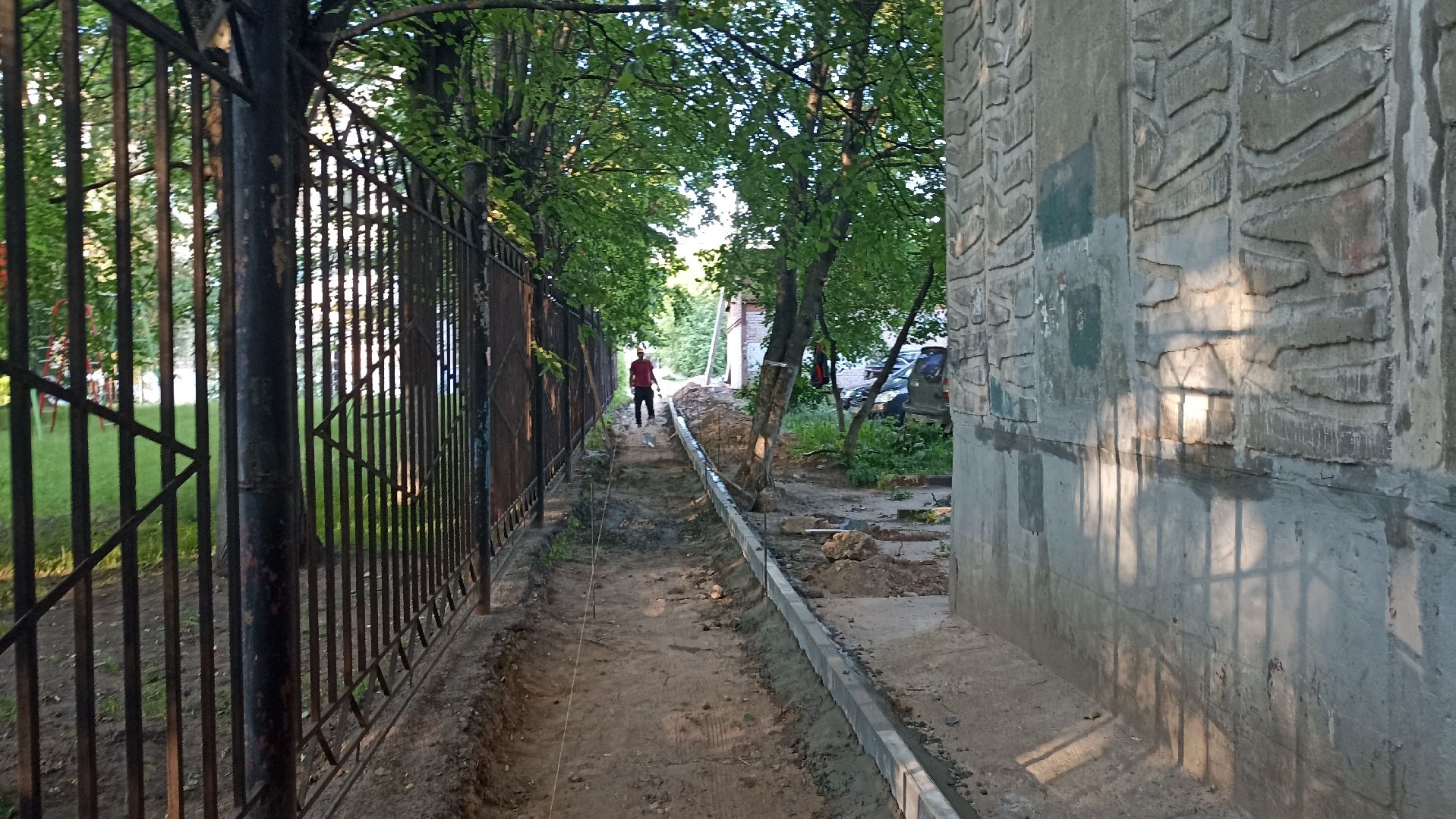 Серпухов, Подмосковье, благоустройство, тротуар, детский сад