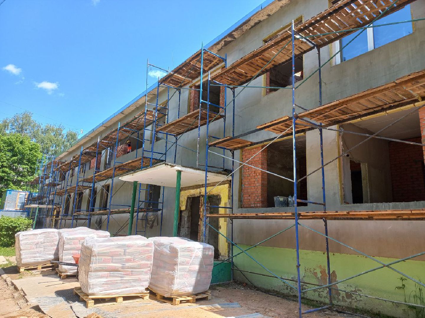 Солнечногорск, сад, ремонт, строители, дети