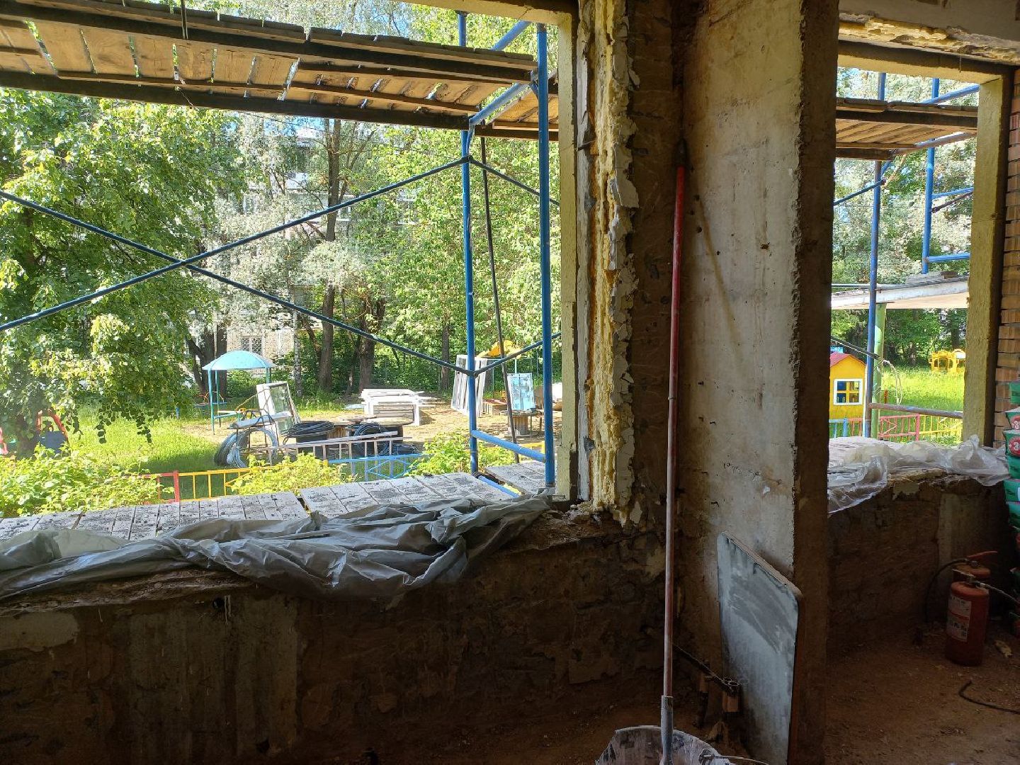 Солнечногорск, сад, ремонт, строители, дети