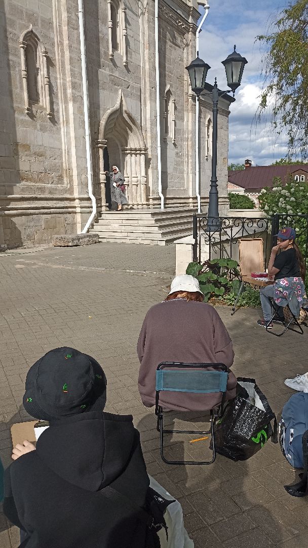 Серпухов, Подмосковье, художники, монастырь, пленэр, дети