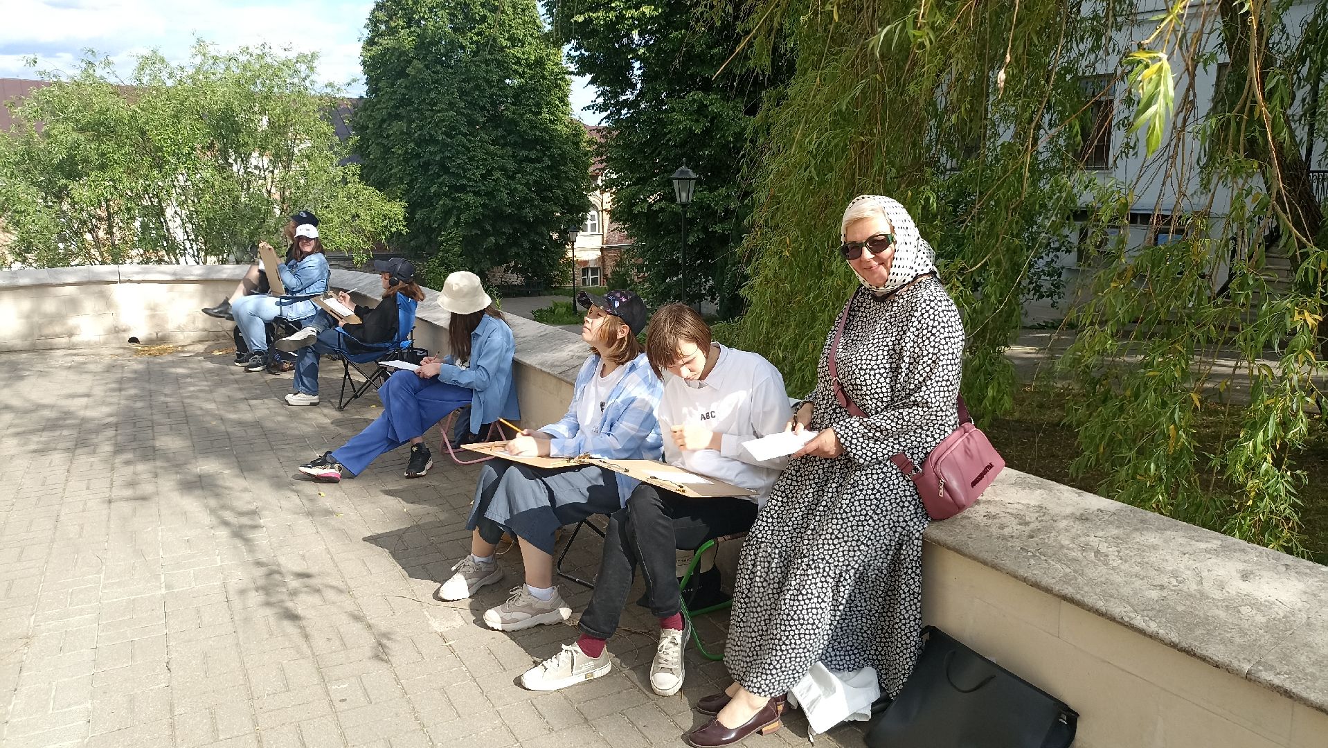 Серпухов, Подмосковье, художники, монастырь, пленэр, дети