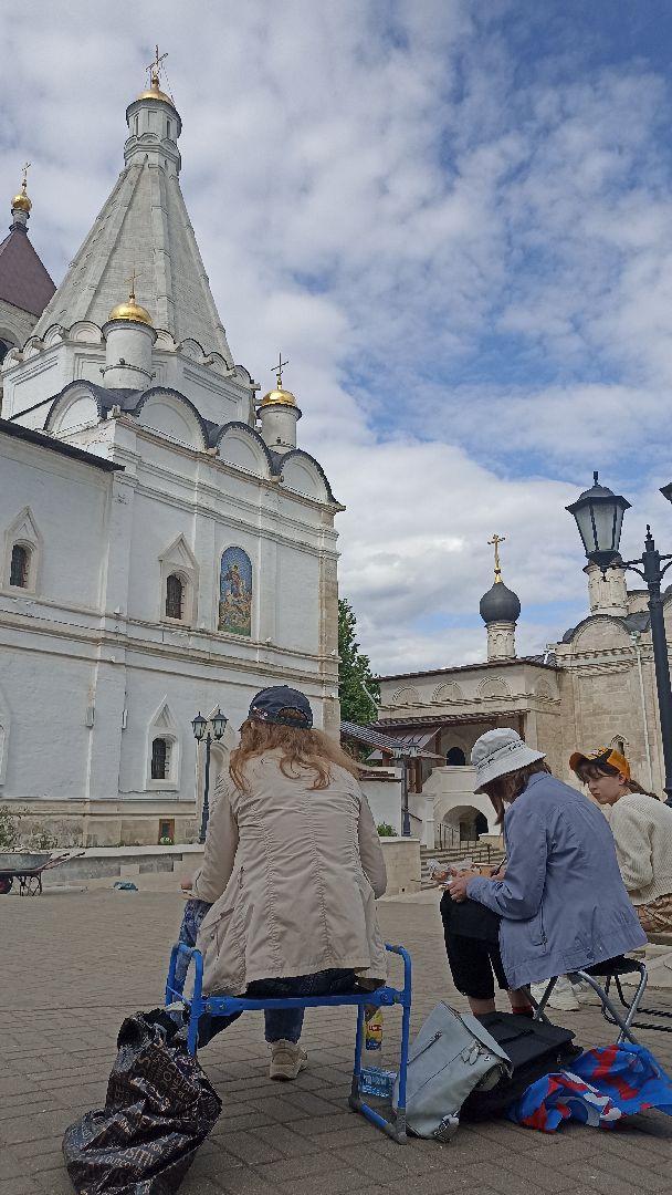 Серпухов, Подмосковье, художники, монастырь, пленэр, дети