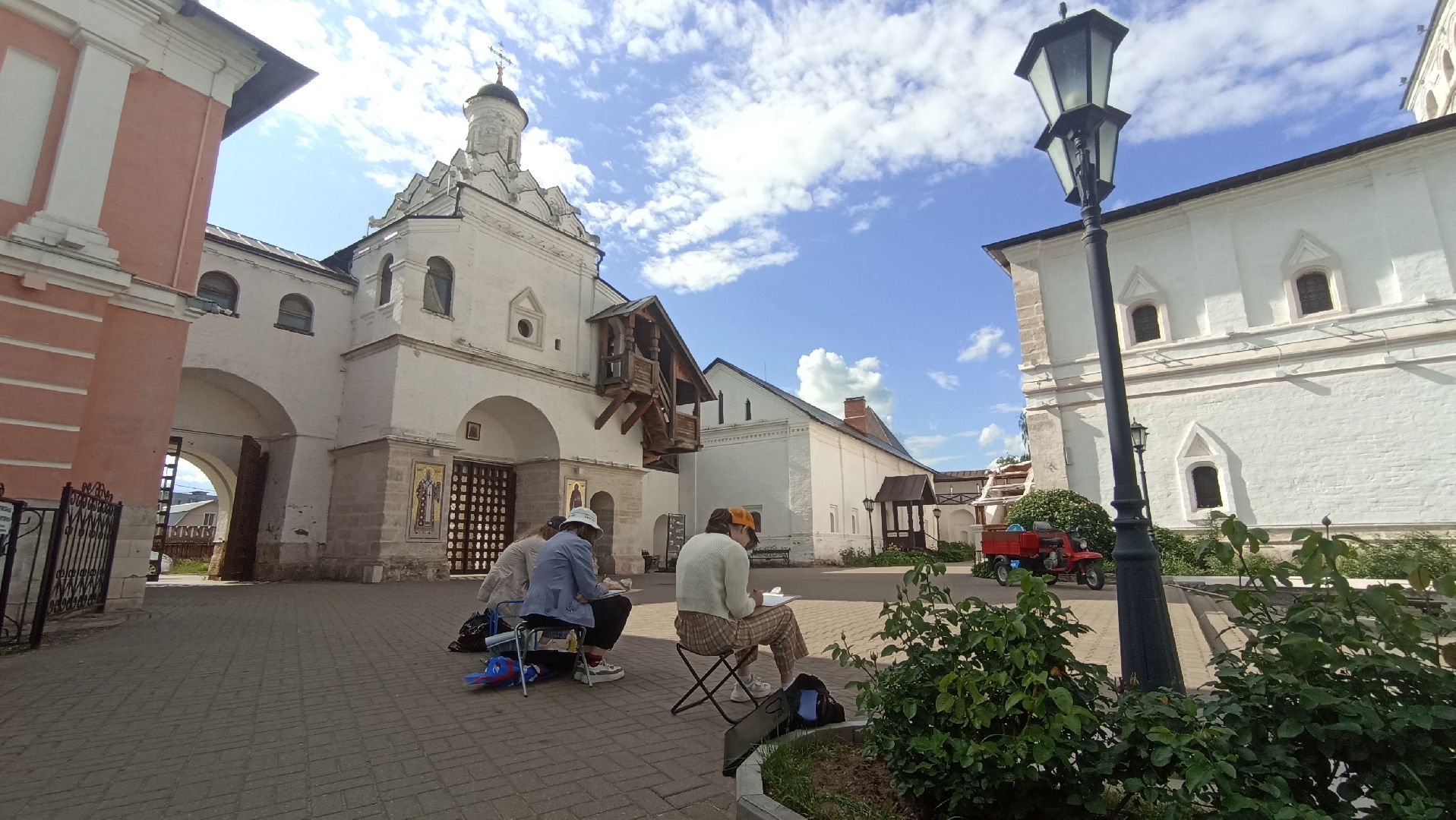 Серпухов, Подмосковье, художники, монастырь, пленэр, дети
