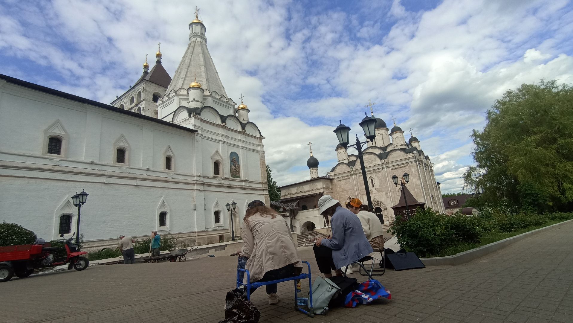 Серпухов, Подмосковье, художники, монастырь, пленэр, дети