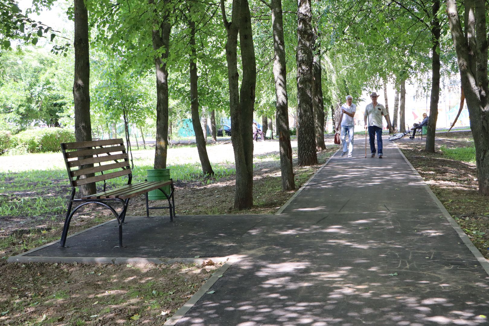 Серебряные Пруды, Тихий сквер, благоустройство