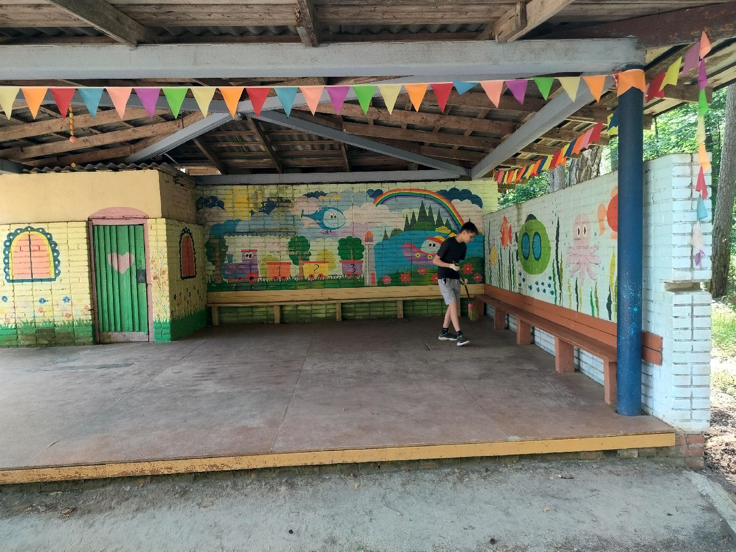 трудовой десант, ЦМИ, Протвино, лето, лагерь